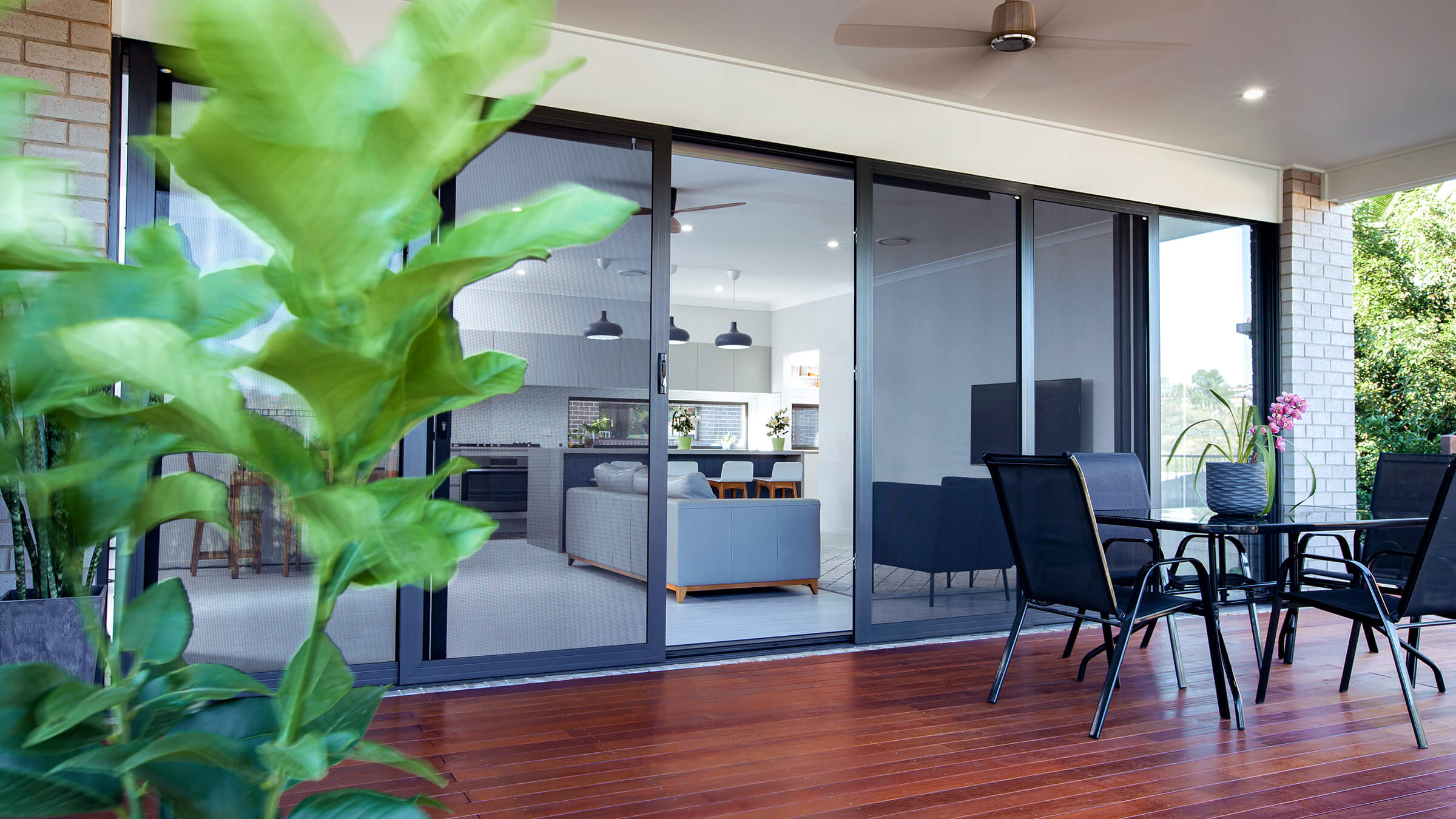 Crimsafe Stacking Doors